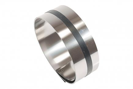 Tapezierschiene / Tapetenschiene | Edelstahl (Schwan) 