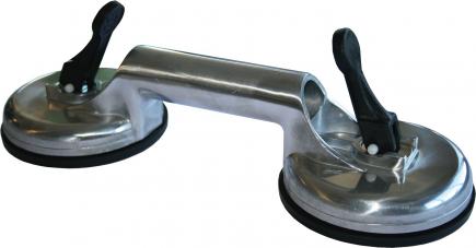 Profi Saugheber | 2 Saugnäpfe Ø 117 mm, Traglast 80 / 20 kg, Alu-Körper 