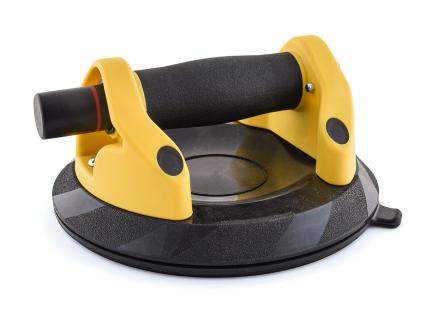 Profi Saugheber mit Handpumpe | stabile ABS Ausführung, im Koffer TK 100 kg / Ø 200 mm