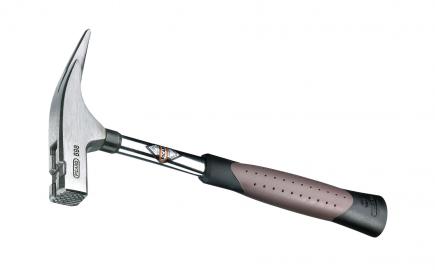 Latthammer | 600 g Hammerkopf, glatt, geschmiedet, Rohr aus Spezialstahl (Picard 698) 