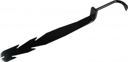 Dachdecker-Nageleisen / Flickeisen | vergütet, konisch geschliffen, mit Nagelklaue (Schwan) 400 mm