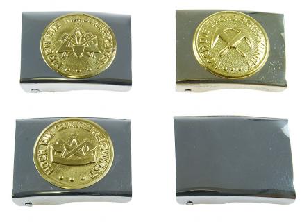 Koppelschloss | aus stabilem Metall (Schwan) Maurer