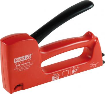 Handtacker | leicht & anwenderfreundlich, für Klammern 4-10 mm / Typ 53 (Rapid R53) 