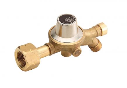 Propan-Druckregler / Druckminderer | 0 - 2,5 bar, mit Schlauchbruchsicherung (CFH DR 112) 
