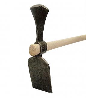 Wiedehopfhacke | Breitblatt mit Eschenstiel, geschmiedet, Länge 105 cm (Schwan) 
