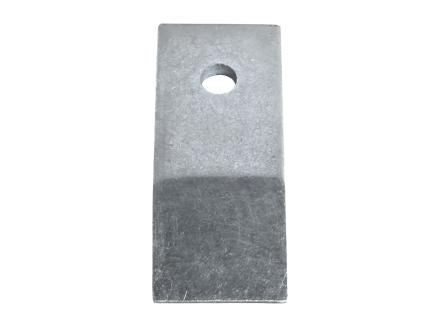 Richteisen-Ersatzklinge | Federstahl, beidseitig glatt, mit Befestigungsloch (Schwan) 