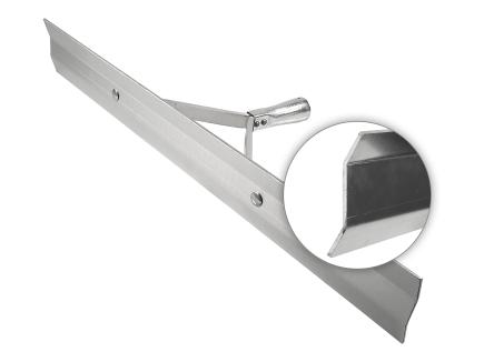 Teerverteiler / Splittschieber | Alu-Blatt, S-Profil, Breite 600 mm (Schwan) 