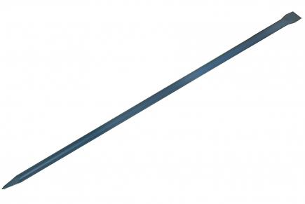 Brechstange | gerade Form, C45, Ø 28 mm, mit Spitze und Schneide (Schwan) 2000 mm