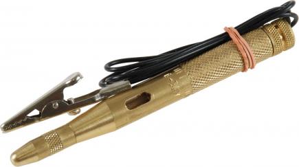 Messing-Autolichtprüfer / Spannungsprüfer | 6 - 24 Volt (Schwan) 