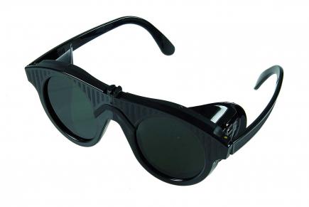 Schweißer-Schutzbrille | robuste Ausführung, Sichtscheiben grün DIN 5, Seitenschutz (Schwan) 