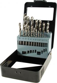 HSS-Bohrersatz | DIN 338 mit Kreuzanschliff 19-teilig | Ø 1,0-10,0 mm