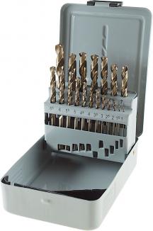 Bohrersatz / Hochleistungsbohrer | HSS-E DIN 338, Cobalt, geschliffen (Schwan) 19-teilig | Ø 1,0 - 10,0 mm
