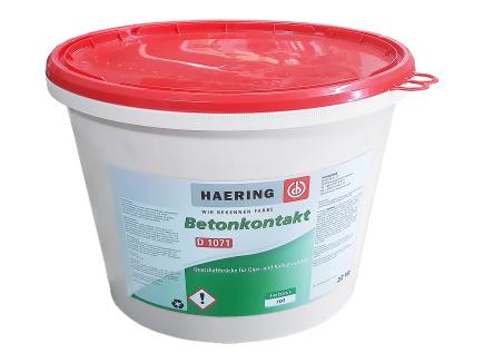Betonkontakt | rot lasierend, für Innen, hohe Haftfestigkeit & Verbundfähigkeit, 22 kg Eimer (Haering D 1071) 