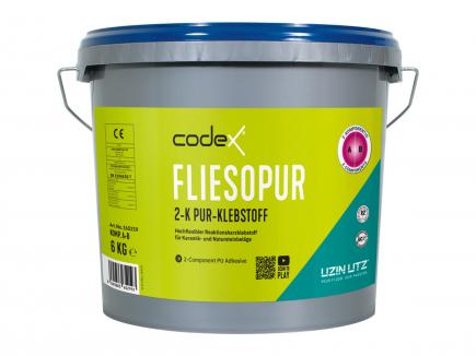 2-K PUR-Klebstoff | für Keramik- und Natursteinbeläge, 6 KG (codex Fliesopur) 