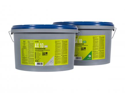Flüssigabdichtung / Verbundabdichtung | für keramische Beläge im Innenbereich, grau /  grün (codex AX 10) 2x 10 kg Eimer