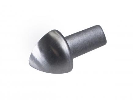 Viertelkreis-Außenecke | Edelstahl V2A, geschliffen 