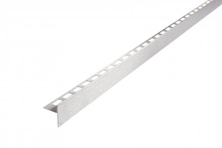 Fliesen-Gefälleprofil | für bodengleiche Duschen, Höhe 11 mm, Länge 1,5 m, Edelstahl V2A, geschliffen 