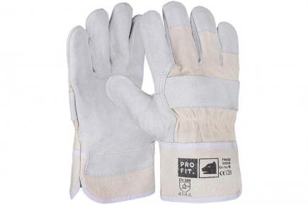 Arbeitshandschuhe | Rindspaltleder, Größe 12, EN 388 zertifiziert, Premium-Qualität 