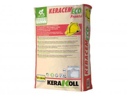GreenBuilding Fertigestrich / Schnellestrich | 20 - 80 mm, innen und außen, 25 kg (KeraKoll Keracem® Eco Pronto) 