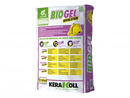Mehrzweck-Gel-Klebemörtel | nicht reizend, nicht eindickend, schnell haftend, 25 kg (KeraKoll Biogel® Revolution Grau) 