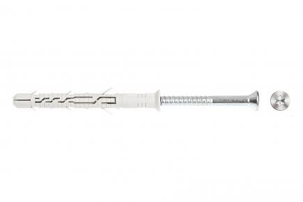 Rahmendübel / Fassadendübel mit Senkkopf | TX40, verzinkt, Nylon/Stahl (Klimas KPS-FAST) 