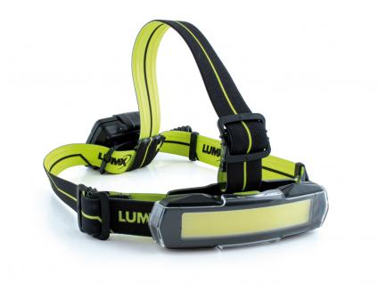 LED-Stirnlampe / Kopflampe | 640 lm, 6.500 - 7.100 K, 6 Betriebsmodi, wiederaufladbar (LumX TCT-640) 