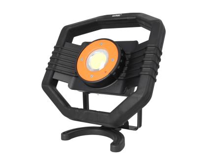 LED-Hybrid-Baustrahler | 50 W, 5.000 lm, Akku- und Netzbetrieb (LumX SW-50) 