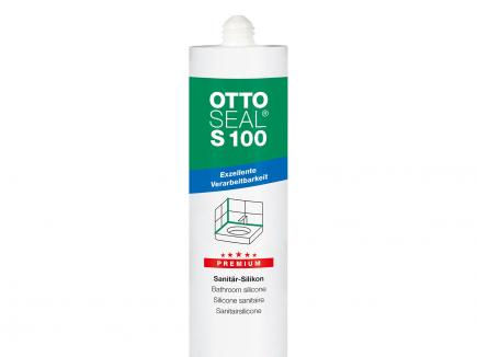 Premium-Sanitär-Silikon | exzellente Verarbeitbarkeit, langlebig, 300 ml (Ottoseal 100) transparent