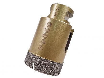 Premium Diamant-Fliesenbohrkrone | galvanischer Vakuum Diamant-Belag, M14, kein Wasser Ø 68mm