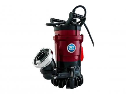 Schmutzwasser-Tauchmotorpumpe mit Rührwerk & Schwimmerschalter | 240 l/min, 12 m FH , 2" Storz C, 230 V (SPT 400 R/WS) 