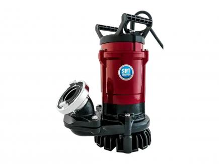 Schmutzwasser-Tauchmotorpumpe mit Rührwerk | 375 l/min, 18 m FH, 2" Storz C, 230 V (SPT 750 R/W) 