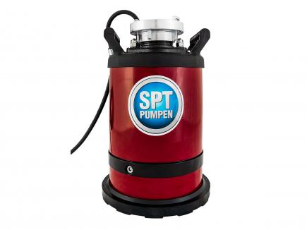 Flachsauger-Tauchmotorpumpe / Schmutzwasserpumpe | für alle Oberflächen, Wasserstand  > 2 mm (SPT SPR 370 W) 