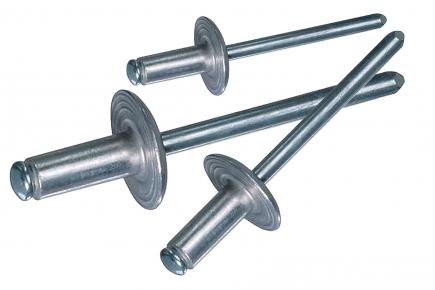 Blindnieten | Stahl/Aluminium, vibrationsfest, korrosionsbeständig, 500 Stück (Bralo) 