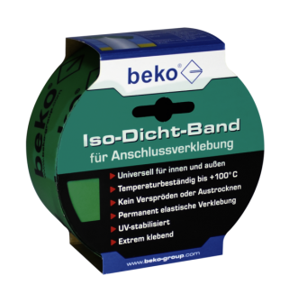 Iso-Dichtungsband / Dichtband für Anschlussverklebungen | 25 m x 60 mm (beko) 