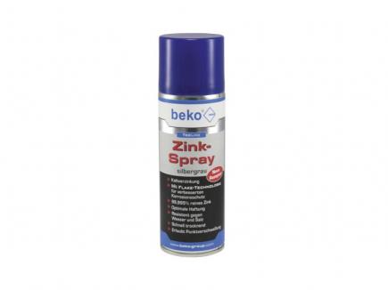 Zink-Spray | Profiqualität, silbergrau, FLAKE-Technologie, 400 ml (beko) 