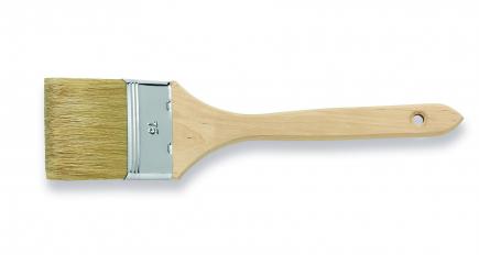 Fassadenpinsel 75 mm | Naturborste 90% Tops, Hartholzstiel 