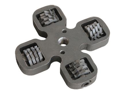 Drehkreuz kpl. mit 16 Frässternen | abgewinkelt (Eibenstock) 