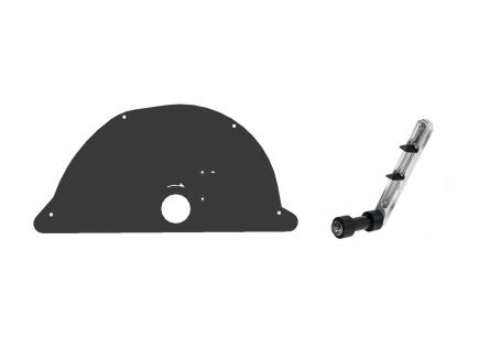 Schnitttiefeneinstellung inkl. Abdeckblech | ETR 400 P / 400.1 P (Eibenstock) 