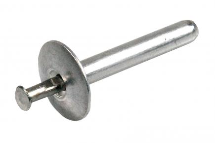 Hammerschlagnieten | Edelstahl/Aluminium, großer Setzkopf, 250 Stück (Bralo) 