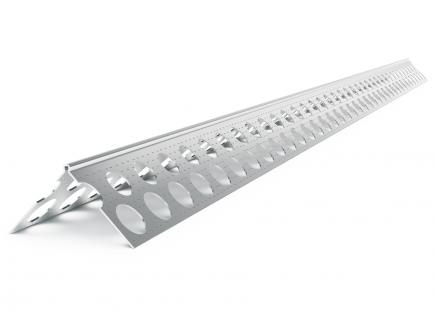 Alu-Eckwinkel | 50 Stück a 250 cm,  23,5 x 23,5 x 0,4 mm, geprägt 