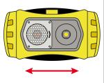 Voransicht von LED-Stirnlampe / Kopflampe | 180 lm, 5.200 - 7.200 K, 6 Betriebsmodi, Bild 4