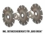 Voransicht von Mauernutfräse / Schlitzfräse |  Set inkl. 6 Premium-Diamantscheiben + Distanzscheibensatz (Eibenstock EMF 150.1), Bild 4