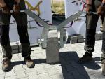 Voransicht von Universalgreifer | Spannweite 0 - 410 mm, Traglast 350 kg, verzinkt mit Hebeschlinge (Schwan), Bild 5